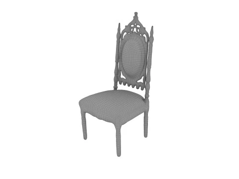 Gothic Chair 3D Model