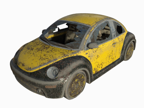 Porzucony samochód 12 Model 3D