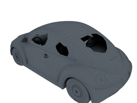 Auto abbandonata 12 Modello 3D