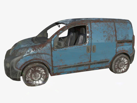 Abandoned Car 11 3D Model