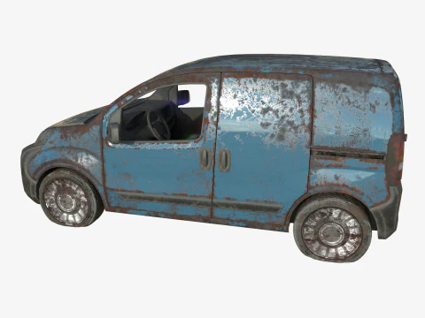 Abandoned Car 11 3D Model