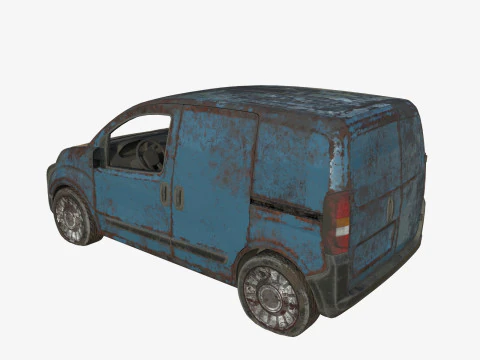Abandoned Car 11 3D Model