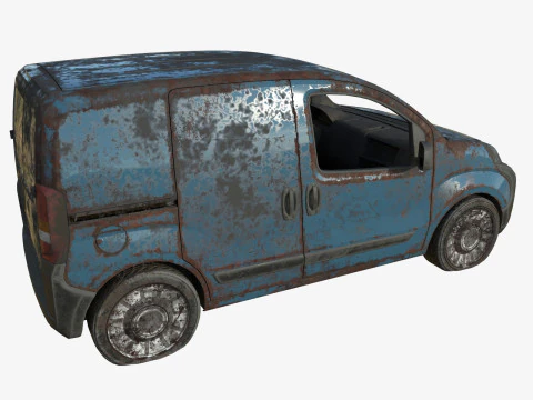 Abandoned Car 11 3D Model