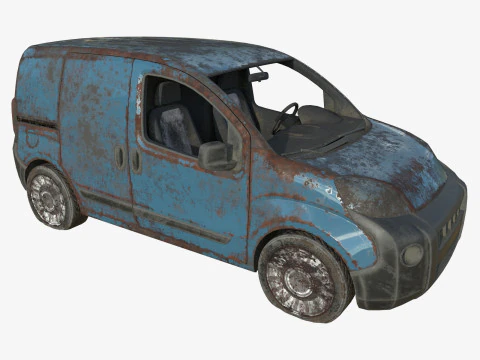Abandoned Car 11 3D Model