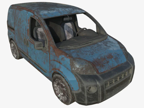 Abandoned Car 11 3D Model