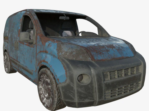 Abandoned Car 11 3D Model
