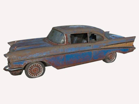 Abandoned Car 09 3D Model