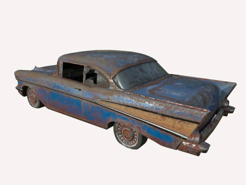 Abandoned Car 09 3D Model