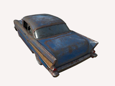 Abandoned Car 09 3D Model