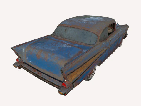 Abandoned Car 09 3D Model