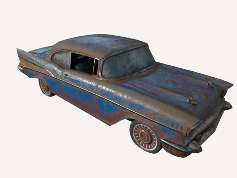 Abandoned Car 09 3D Model
