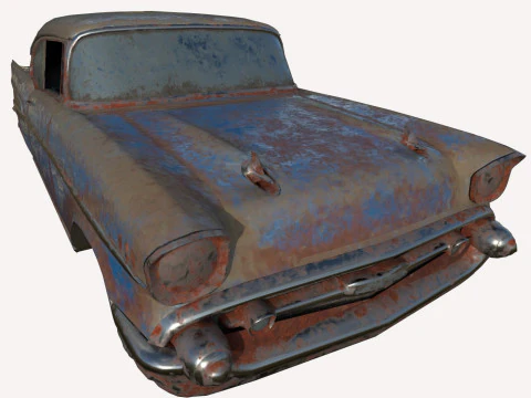 Abandoned Car 09 3D Model