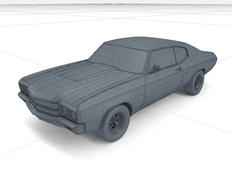 Abandoned Car 01 3D Model