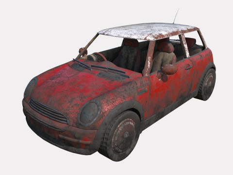 Verlassenes Auto 17 3D Modell