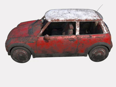 Abandoned Car 17 3D Model
