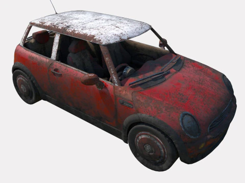 Abandoned Car 17 3D Model