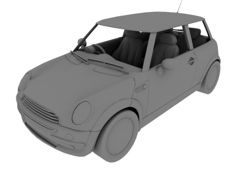 Auto abbandonata 17 Modello 3D