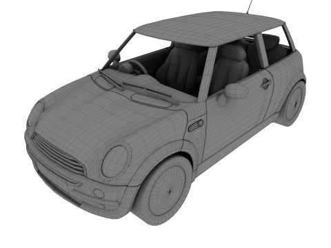 Auto abbandonata 17 Modello 3D
