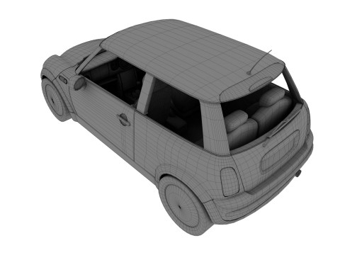 Auto abbandonata 17 Modello 3D