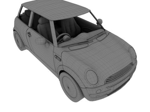 Auto abbandonata 17 Modello 3D