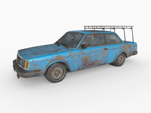 Abandoned Car 32 3D Model