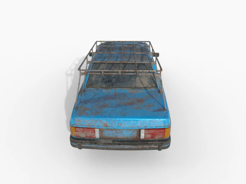 Abandoned Car 32 3D Model