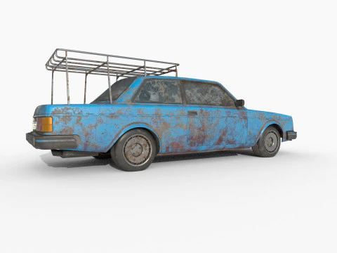 Abandoned Car 32 3D Model