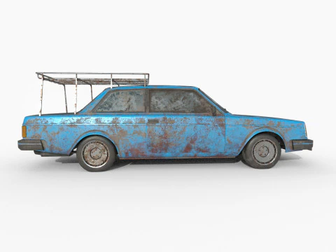 Abandoned Car 32 3D Model