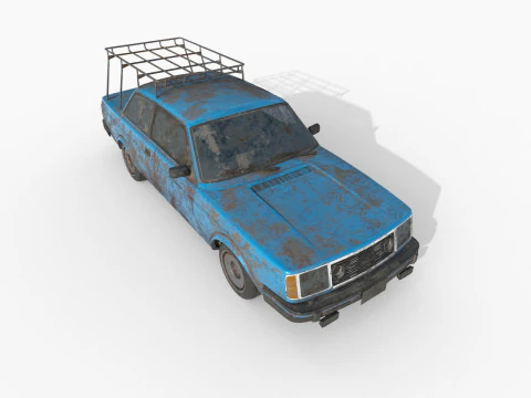 Abandoned Car 32 3D Model