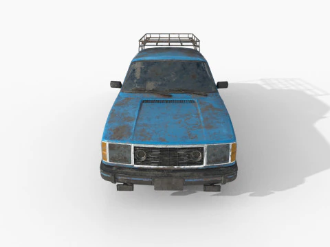 Abandoned Car 32 3D Model