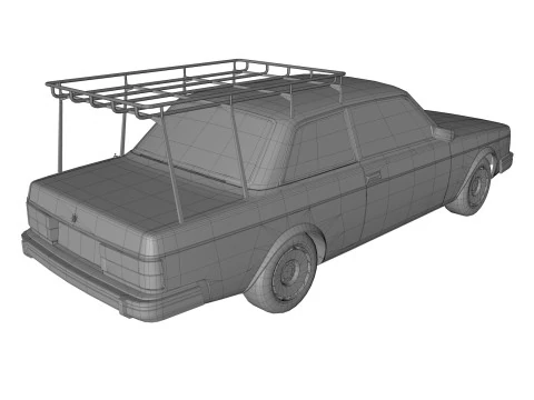 Abandoned Car 32 3D Model