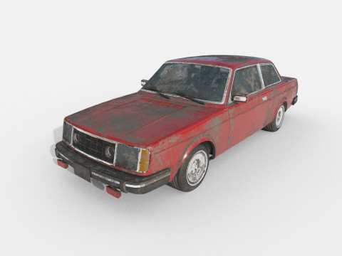 Verlaten auto 31 3D Model