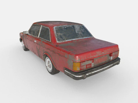 Abandoned Car 31 3D Model