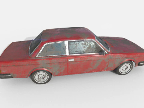 Abandoned Car 31 3D Model