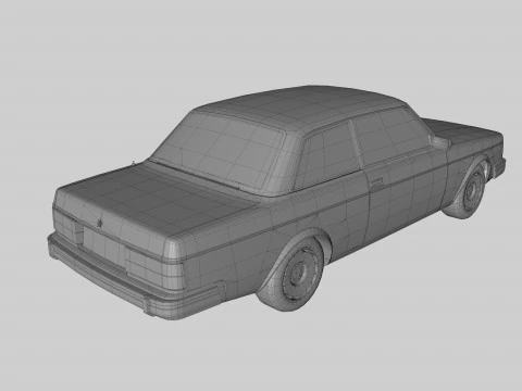 Abandoned Car 31 3D Model