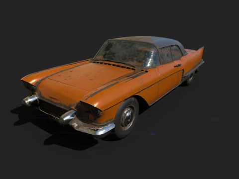 Auto abbandonata 30 Modello 3D