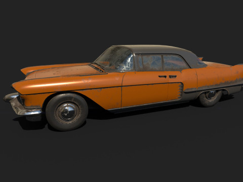 Verlassenes Auto 30 3D Modell