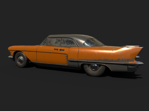 Verlassenes Auto 30 3D Modell