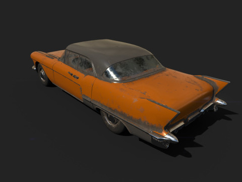 Verlassenes Auto 30 3D Modell