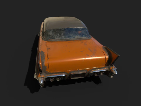 Auto abbandonata 30 Modello 3D