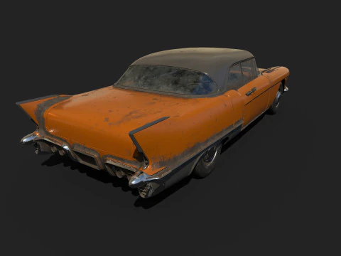 Auto abbandonata 30 Modello 3D