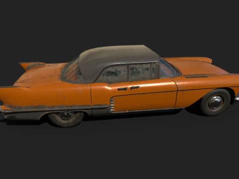 Auto abbandonata 30 Modello 3D