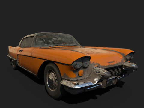 Auto abbandonata 30 Modello 3D