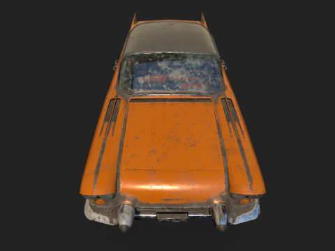 Auto abbandonata 30 Modello 3D