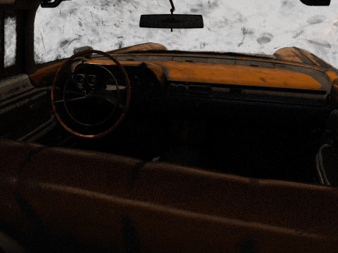 Verlassenes Auto 30 3D Modell