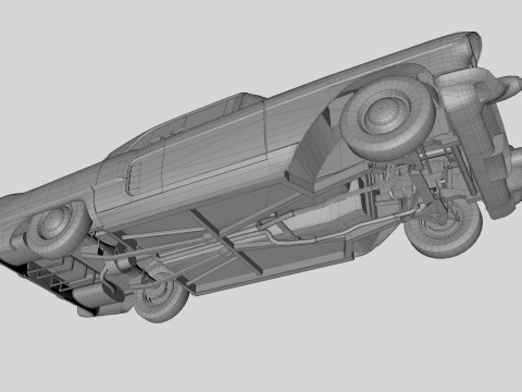 Verlassenes Auto 30 3D Modell
