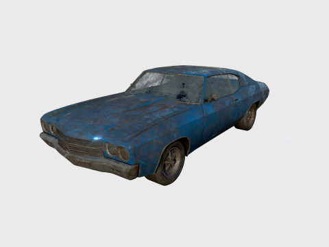 Брошенная машина 29 3D Модель