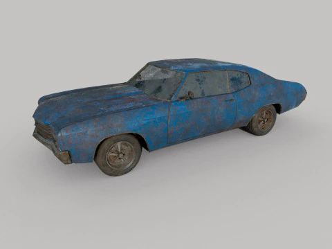 Verlassenes Auto 29 3D Modell