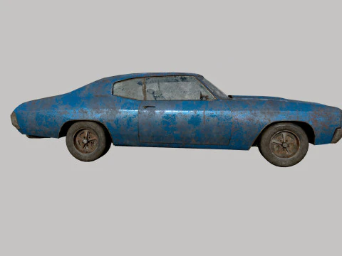 Verlassenes Auto 29 3D Modell