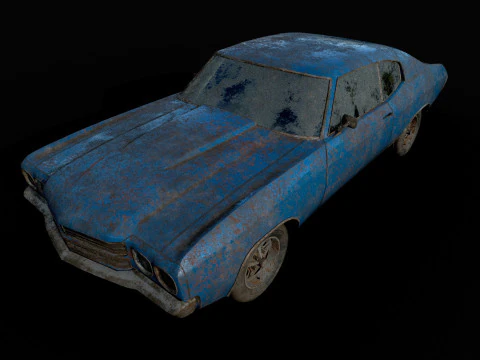 Verlassenes Auto 29 3D Modell